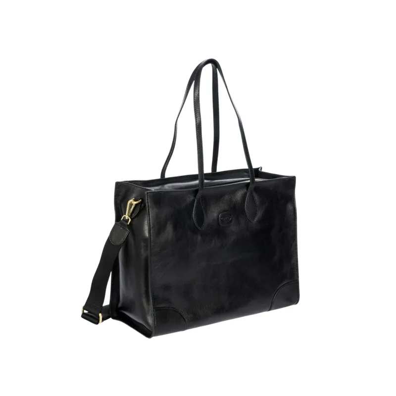 Bric's Volterra soft leather shopping bag with laptop and... 2