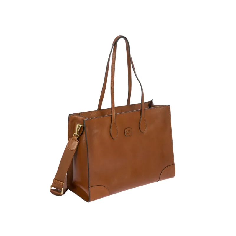 Bric's Volterra Shopping Bag aus weichem Leder mit Laptop... 2