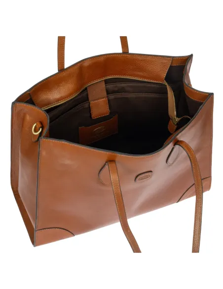 Borsa shopping Brics Opera media, marrone