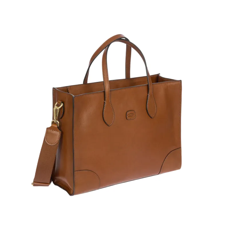 Bric's Volterra small leather shopping bag with tablet... 2