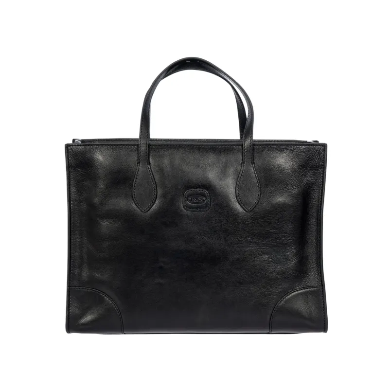 Bric's Volterra kleine Shopping Bag aus weichem Leder mit...