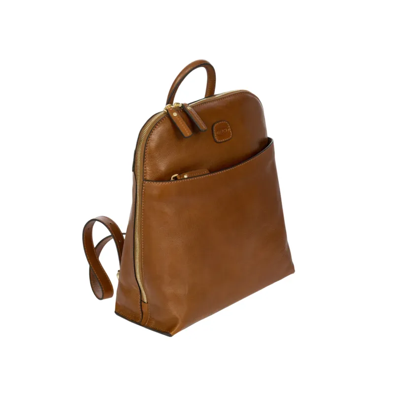 Bric's Volterra medium leather backpack with multiple... 2