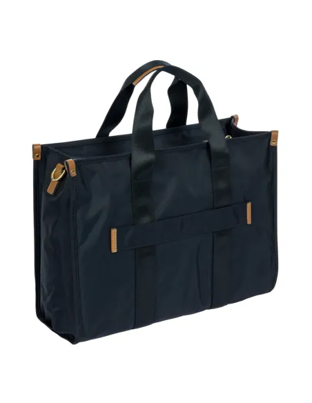 Bric's X-Collection Opera Bag in recycled water resistant fabric with laptop pocket, blue