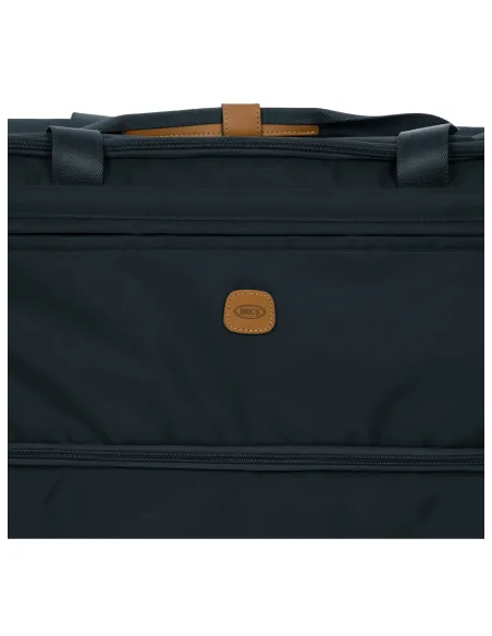 Bric's X-Collection Zwei Rollen Reisetasche aus leichtem recyceltem Gewebe, blau