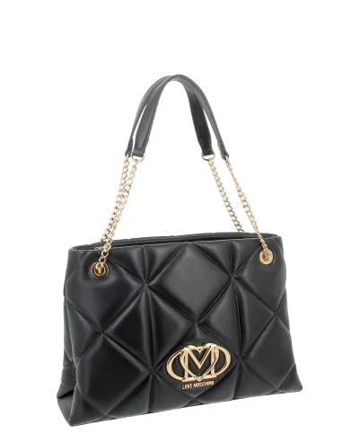 Love Moschino quilted faux leather...