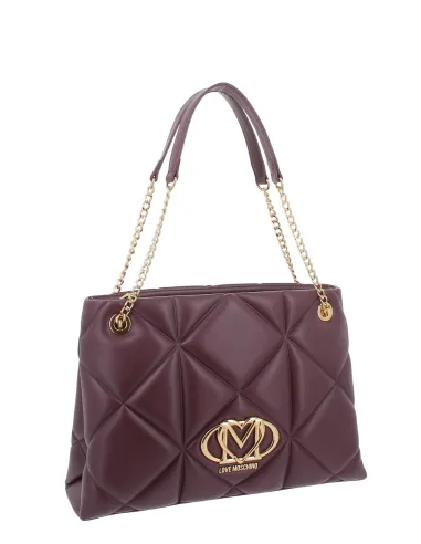 Love Moschino quilted faux leather...