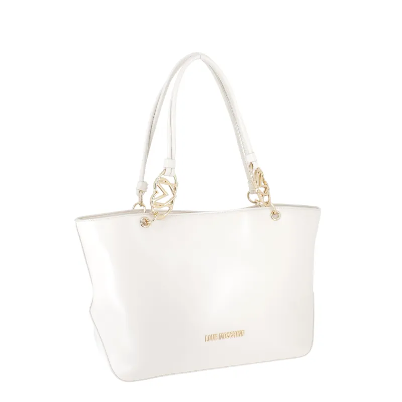 Shopping Love Moschino, avorio 2