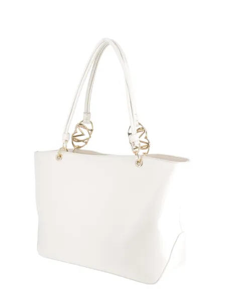 Love Moschino womens shopping bag, ivory