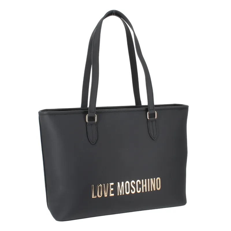 Borsa shopping grande Love Moschino, nera 2