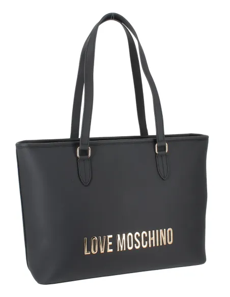 Borsa shopping grande Love Moschino, nera