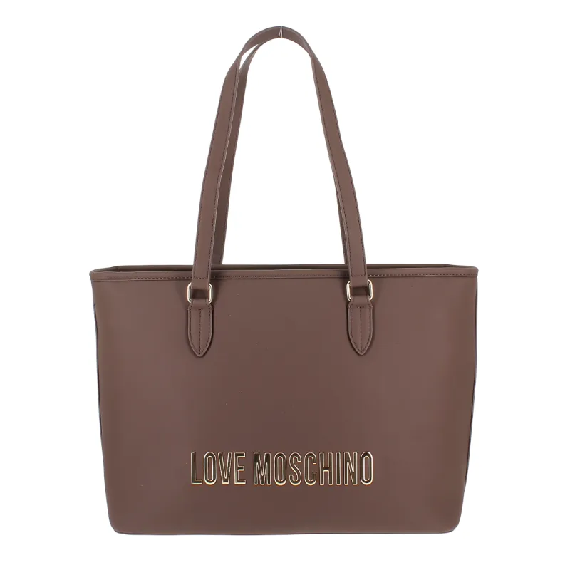 Love Moschino grosse Shopping Bag mit Reissverschluss,...