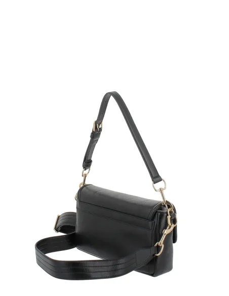 Borsa donna a spalla con pattina Love Moschino, nero