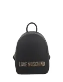 Love Moschino mittelgrosser Damenrucksack mit Reissverschluss, schwarz