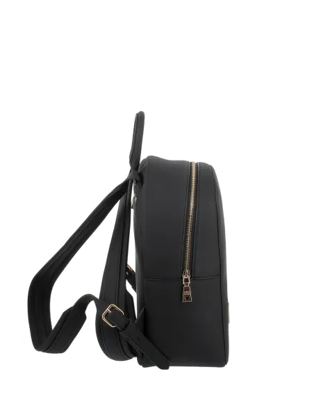 Zaino donna con chiusura con zip Love Moschino, nero