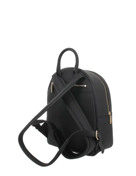 Love Moschino medium womens backpack with zip closure, black