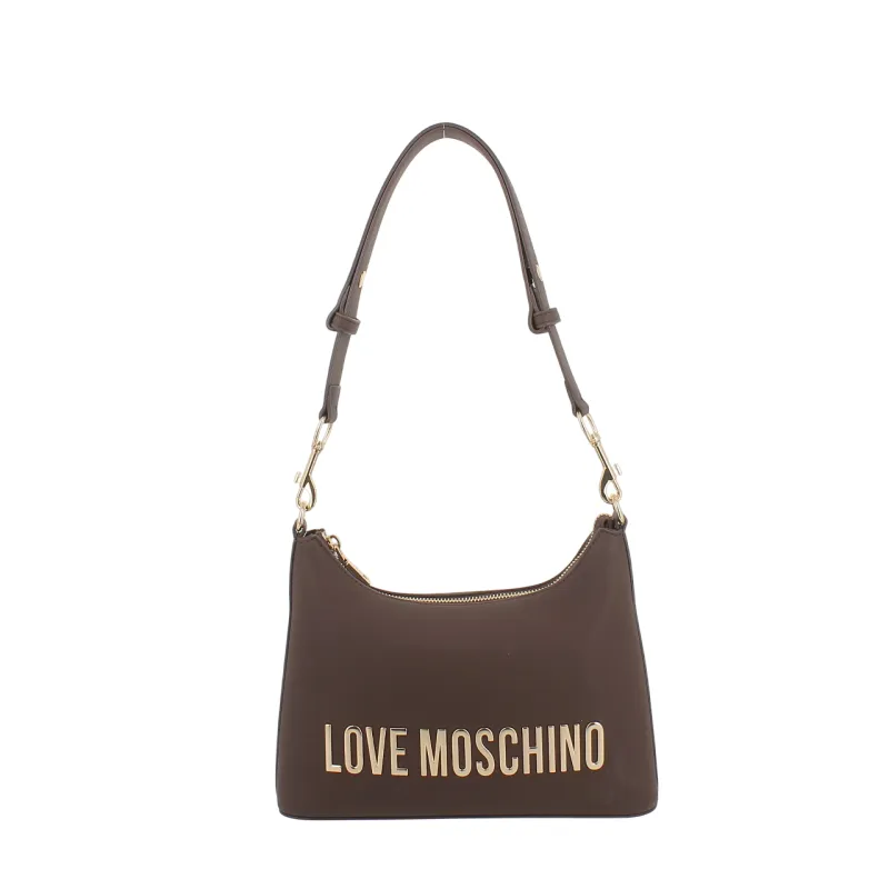 Borsa donna con tracolla regolabile Love Moschino, testa...