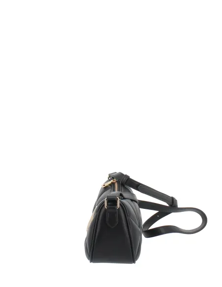 Borsa donna a tracolla trapuntata Love Moschino, nera