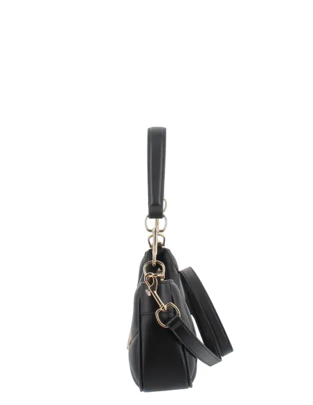 Love Moschino kleine gesteppte Schultertasche, schwarz