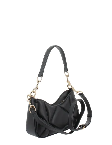 Love Moschino kleine gesteppte Schultertasche, schwarz