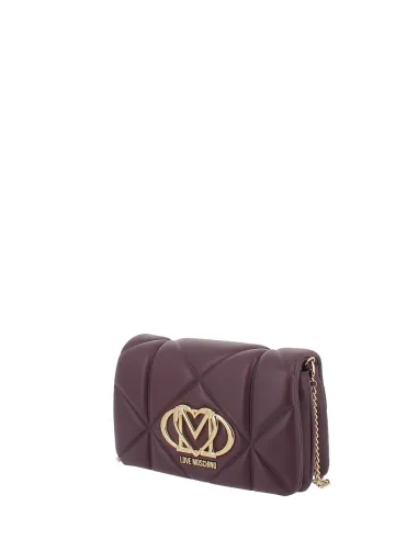 Love Moschino quilted faux leather...