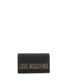 Love Moschino Pochette mit abnehmbarer Kette, schwarz
