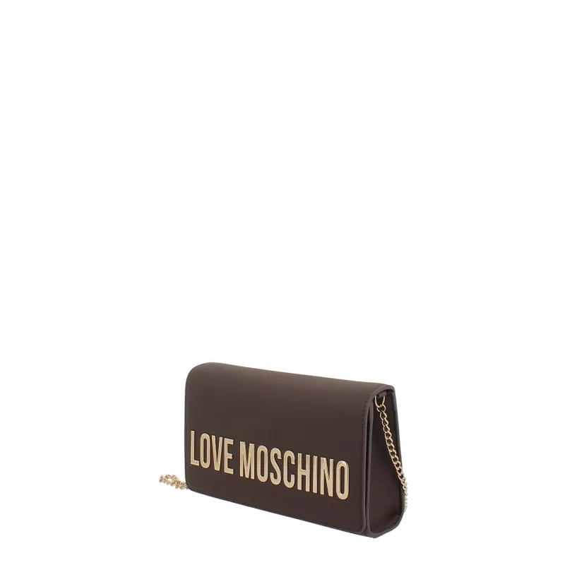 Love Moschino clutch bag with removable chain strap, dark... 2