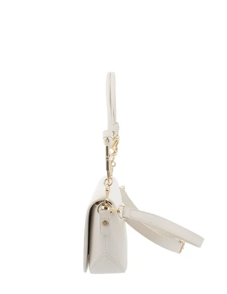 Borsa donna a spalla Love Moschino, avorio