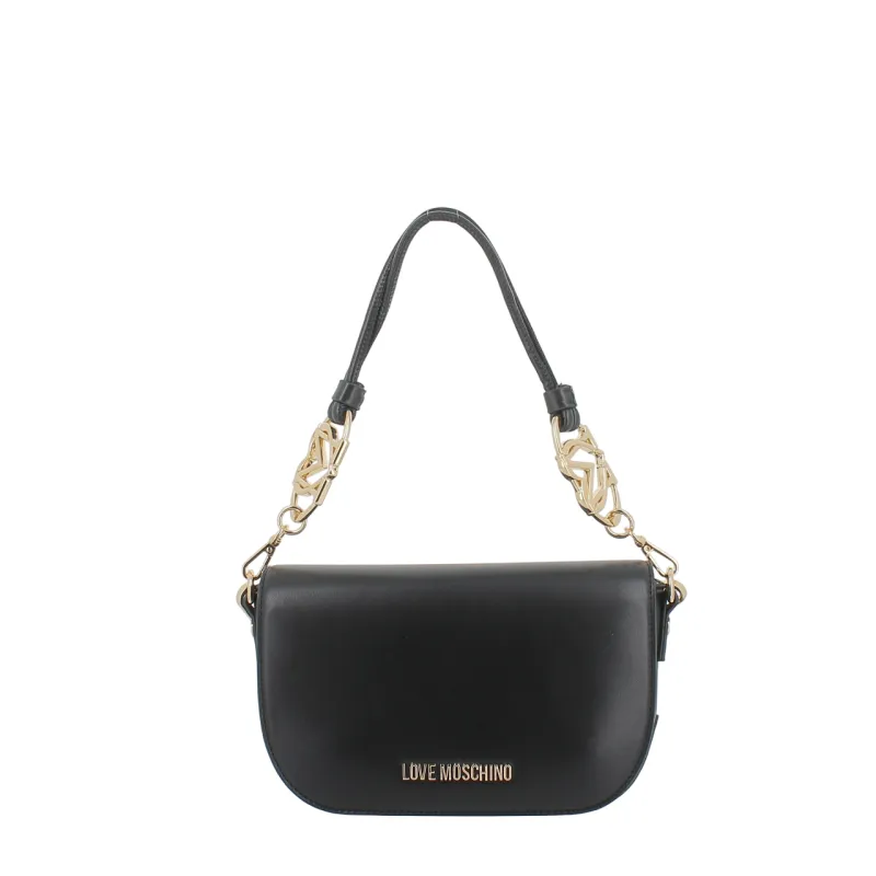 Borsa donna a spalla Love Moschino, nera