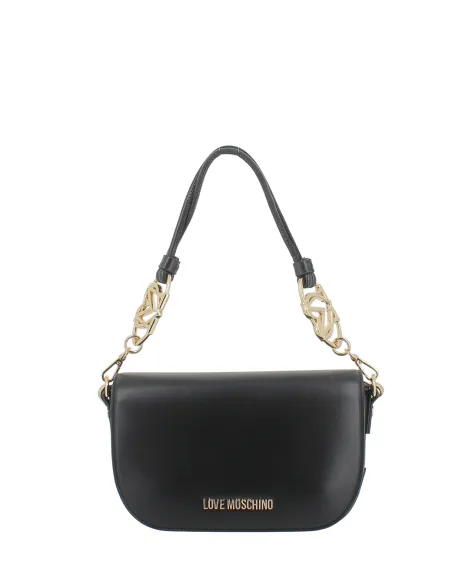 Borsa donna a spalla Love Moschino, nera