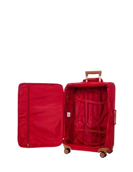 Trolley medio morbido Brics X-Collection, rosso