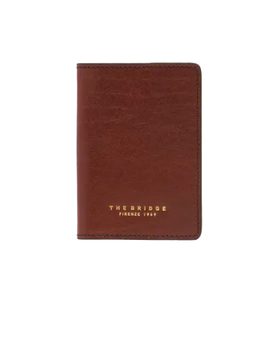Leather passport holder The Bridge,...
