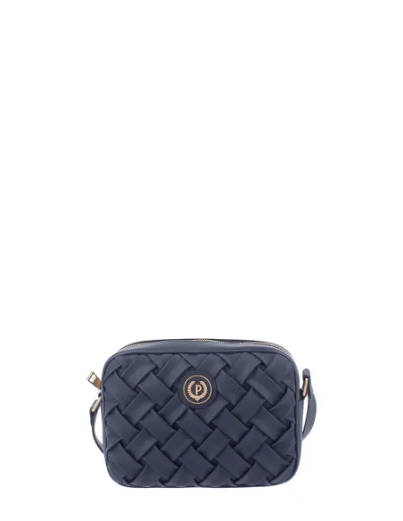 Pollini Interlace Camera Bag elegant modern und markant, blau