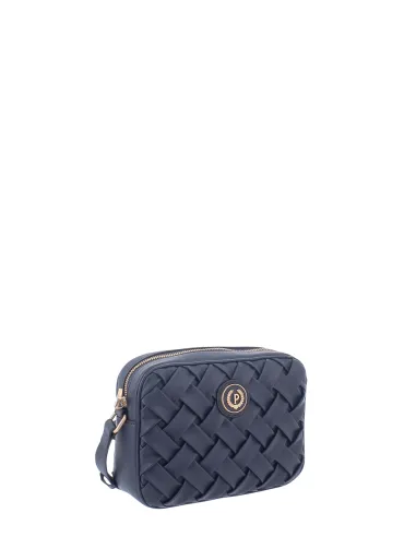 Pollini Interlace camera bag, blue