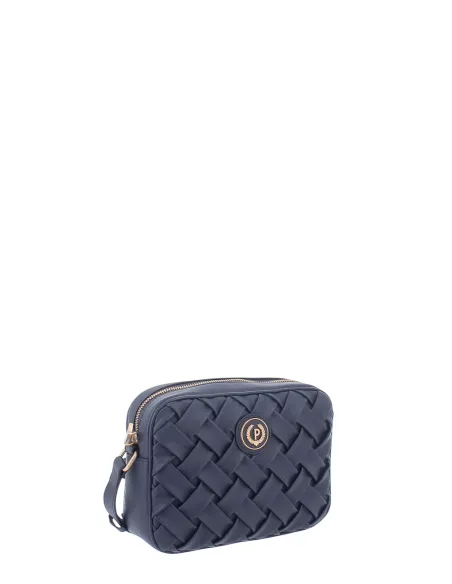 Pollini Interlace Camera Bag elegant modern und markant, blau