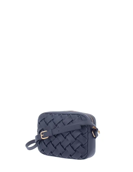 Pollini Interlace Camera Bag elegant modern und markant, blau