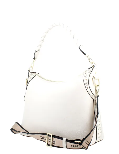 Borsa donna a spalla Pollini, avorio