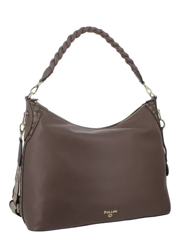 Pollini large shoulder bag elegant...
