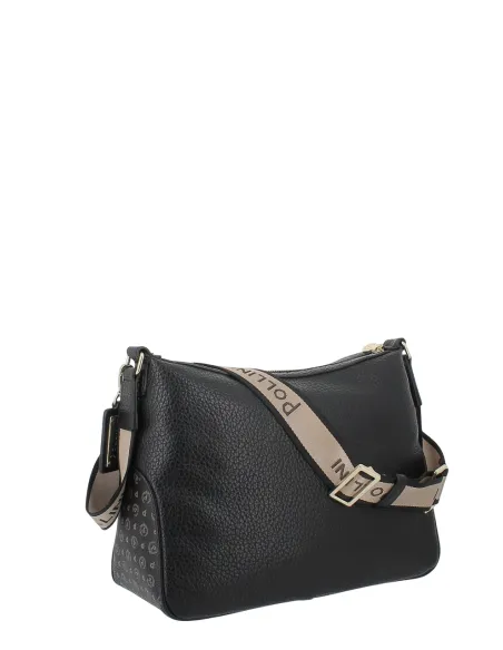 Pollini medium crossbody bag practical elegant and functional, black