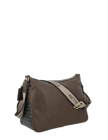 Borsa donna a tracolla Pollini, marrone