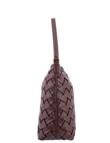 Pollini large womens bag in woven eco...