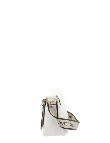 Pollini Belt small shoulder bag, ivory