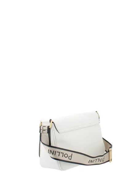 Pollini Belt small shoulder bag, ivory