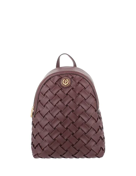 Pollini Interlace Rucksack, bordeaux