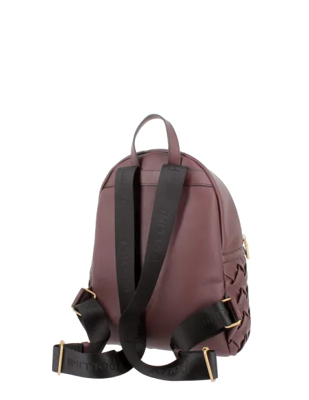 Pollini Interlace backpack, bordeaux