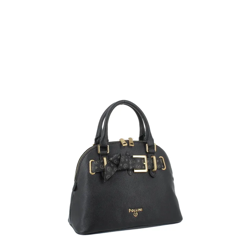 Pollini small top handle bag with Heritage bow elegant... 2