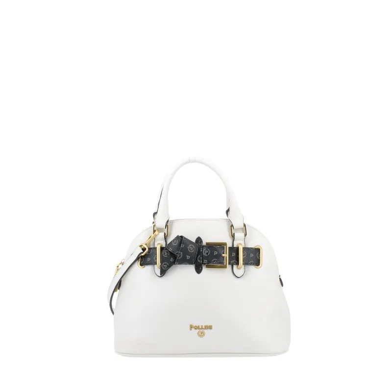 Borsa donna piccola Pollini, avorio