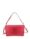 Borsa a spalla con pattina Pollini, rossa
