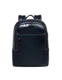 Leather Backpack Blue Square