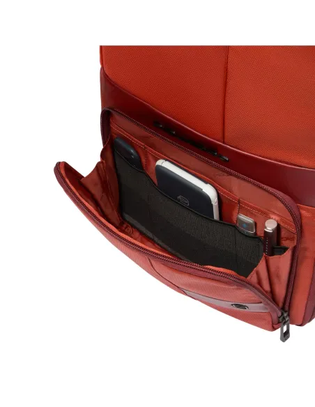 Piquadro Wollem Ryanair-sized travel backpack with laptop compartment 14, orange
