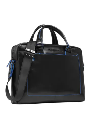 Two-handles briefcase with shoulder...